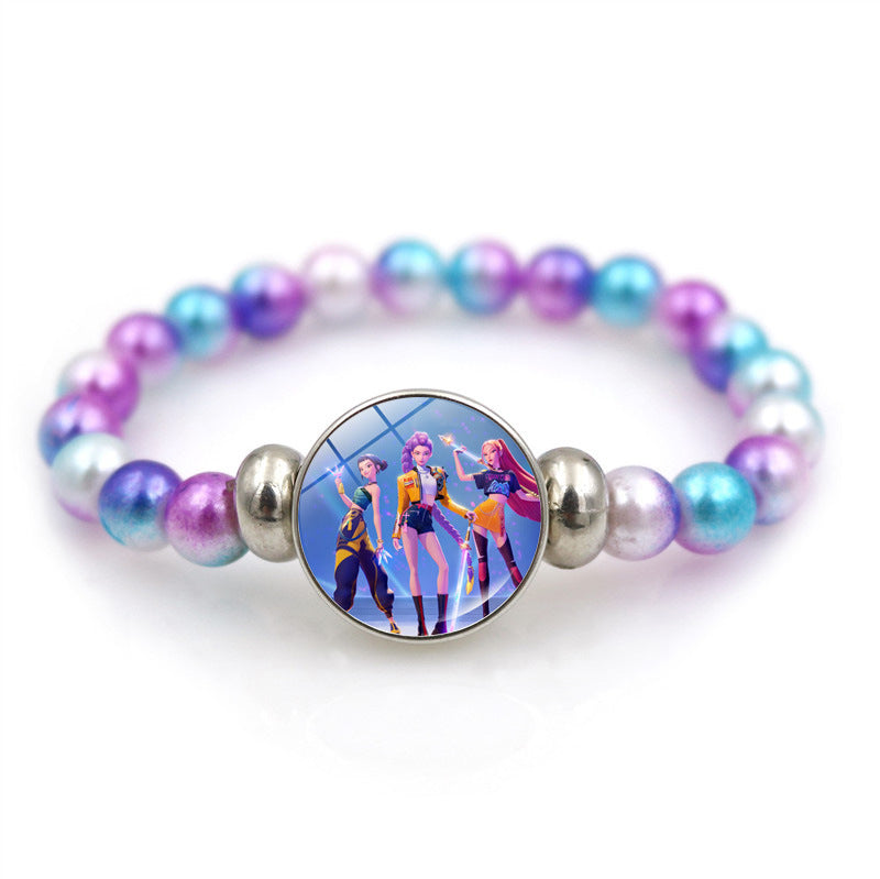 Wholesale Resin K-POP Beaded Bracelet ACCVIP
