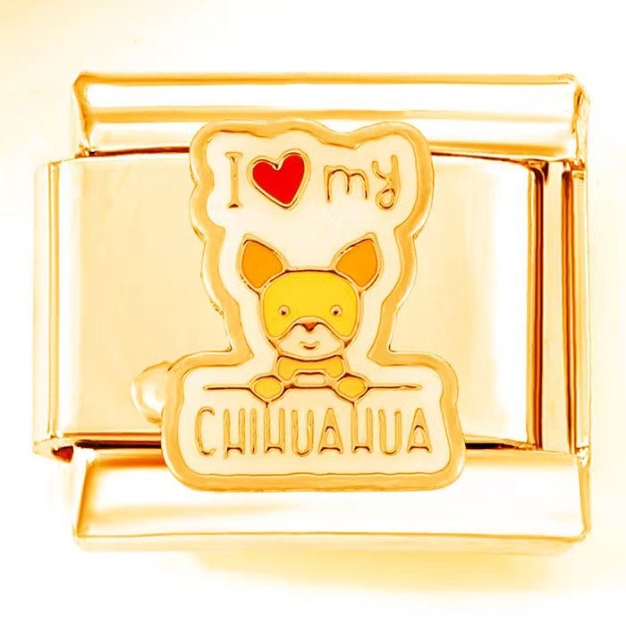 Wholesale Italian Charm Bracelet 9mm DIY  Zircon Starfish Bat Butterfly  Creative Stainless Steel Composable Bracelet