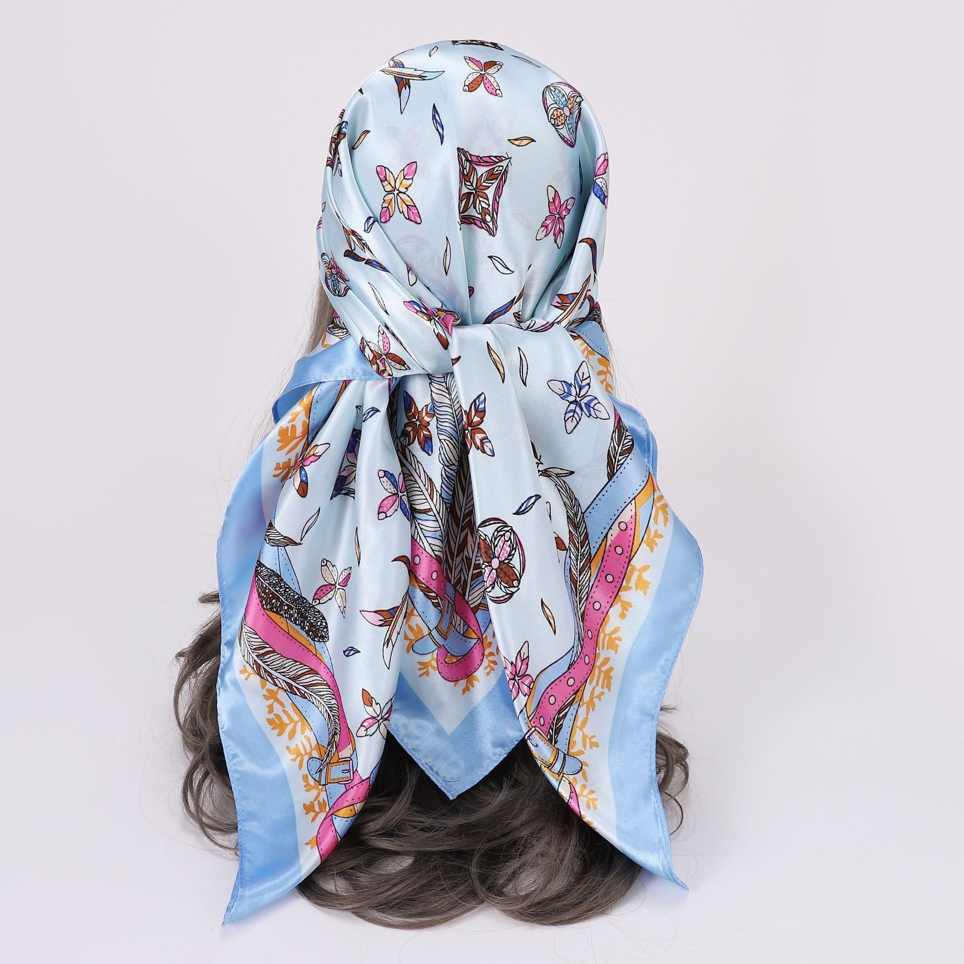 Wholesale 90* 90CM square scarf silk scarf