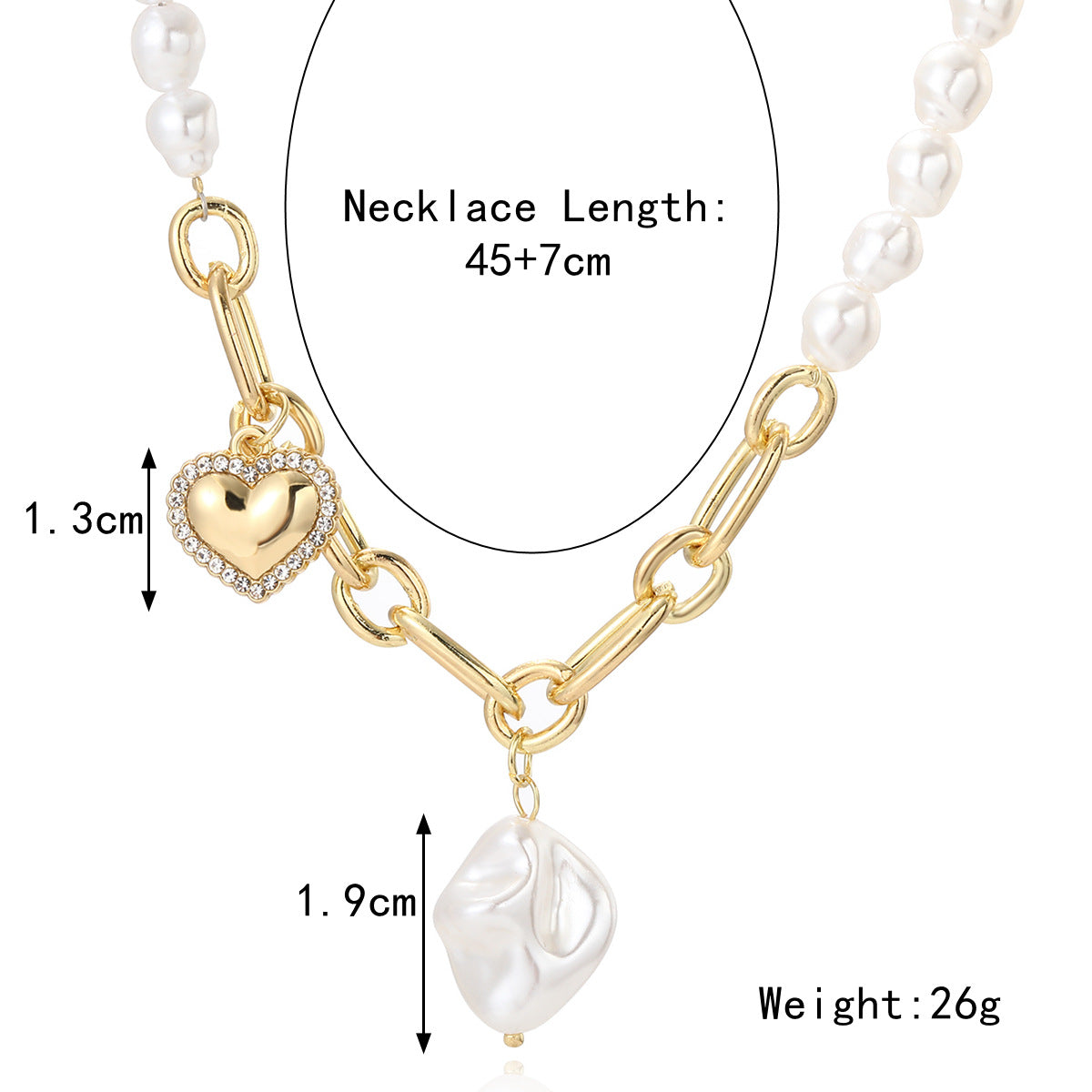 Wholesale Special Shaped Vintage Baroque Pearl Stacking Necklace