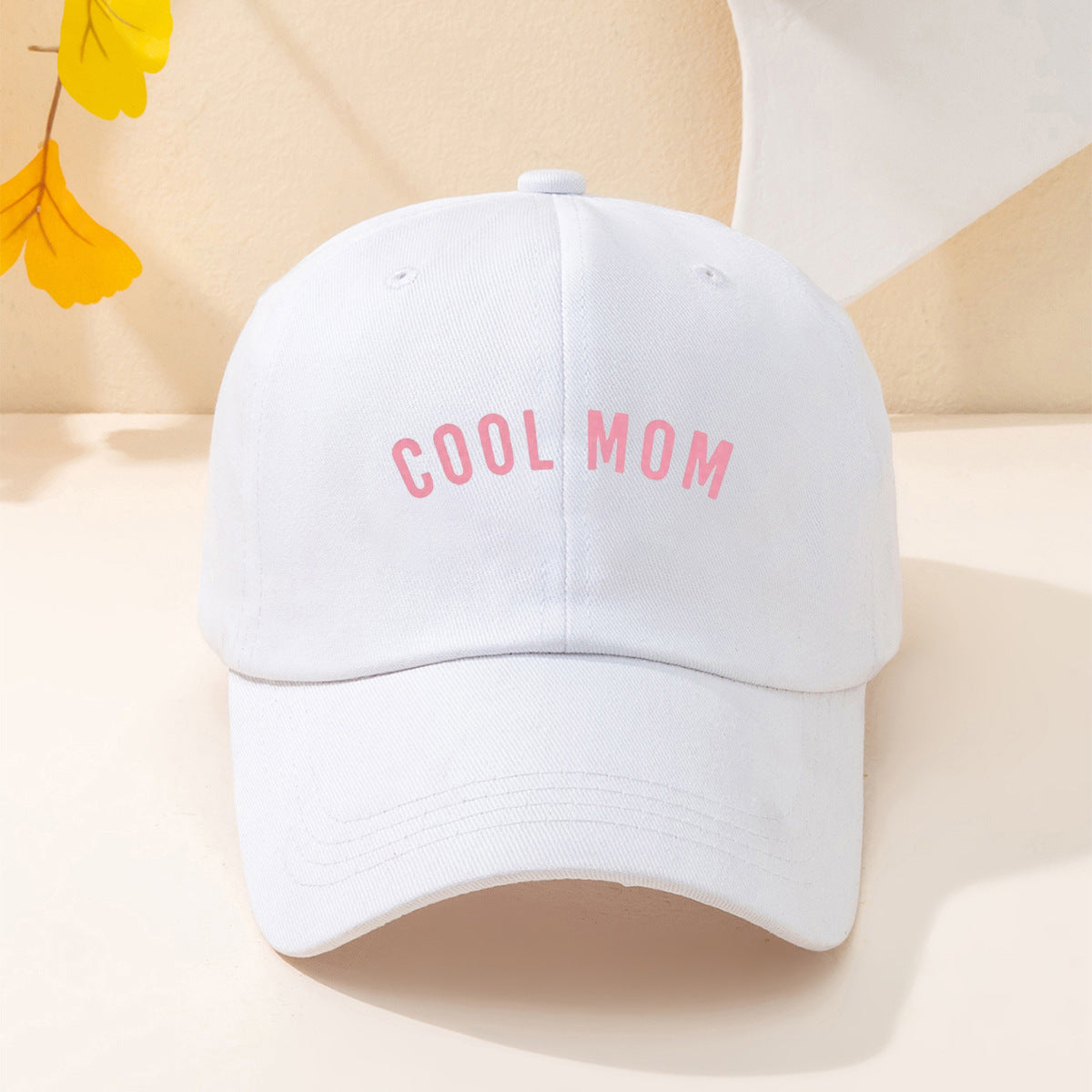 Wholesale Soft Top Solid Color COOL MOM Cotton Baseball Hat ACC-HT-TangQiu005