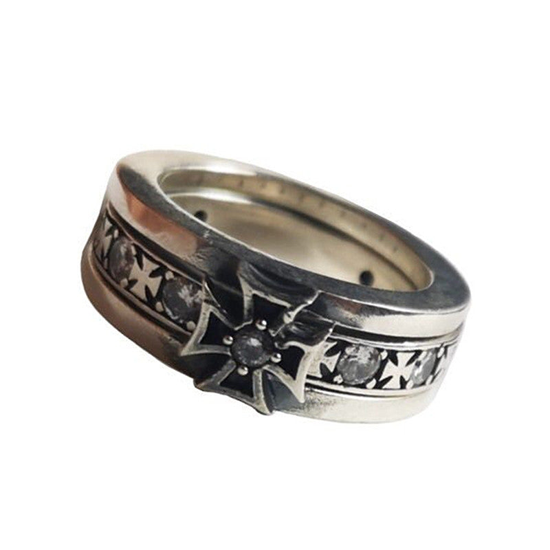 Wholesale  Retro Cross Ring