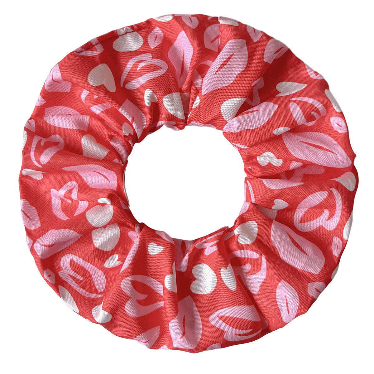 Wholesale  Valentine' s Day Colorectal Hair Loop Love Lip Pattern Hair Accessories