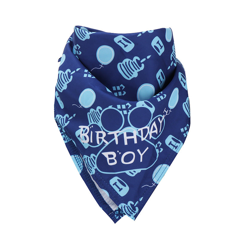 Wholesale Red Polyester Pet Triangle f For Dog Cat Birthday Party Gift Accessory