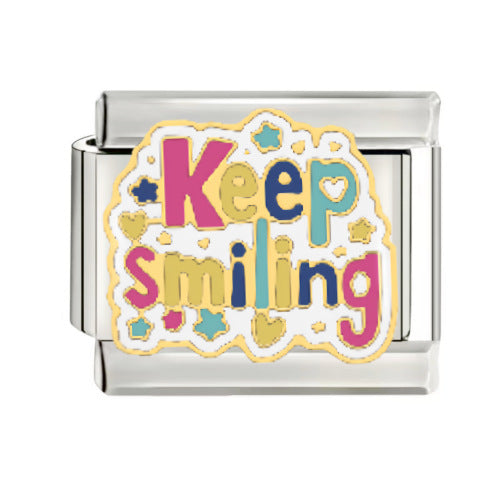 Wholesale 9mm Italian Charm Starter Bracelets DIY square Single Section Creative Stainless Steel Composable Bracelet