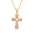 Wholesale Light luxury full diamond micro-inlaid temperament smart shining cross necklace