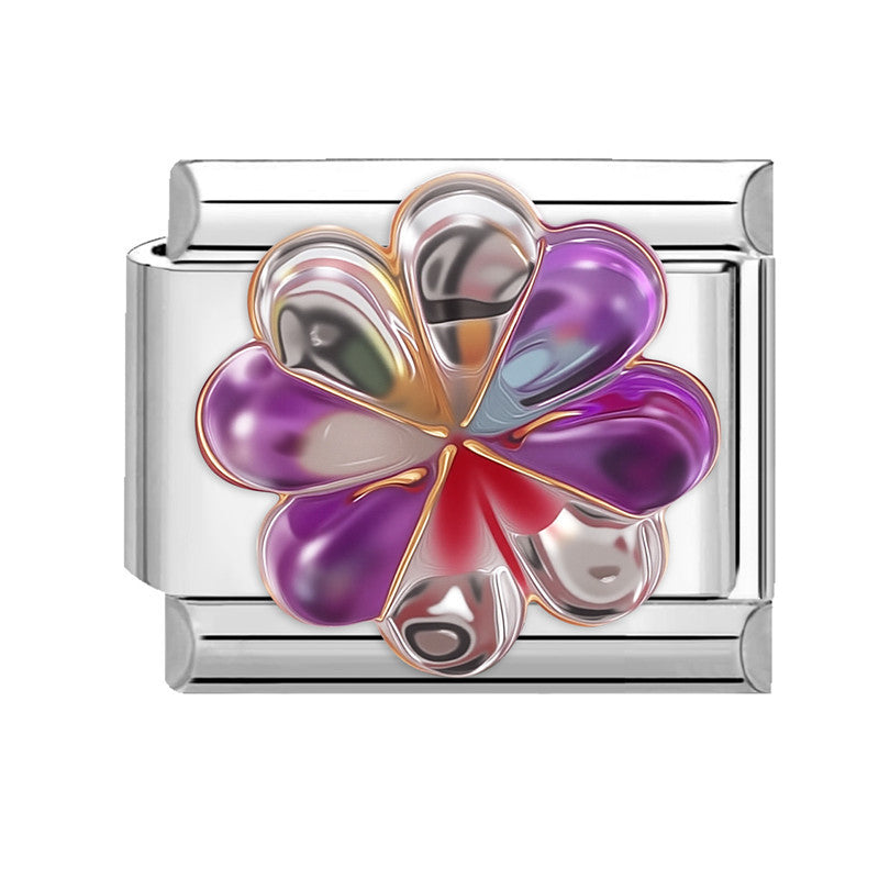 Wholesale Italian Charm Bracelet 9mm DIY Splicing Cute Creative Stainless Steel Composable Bracelet