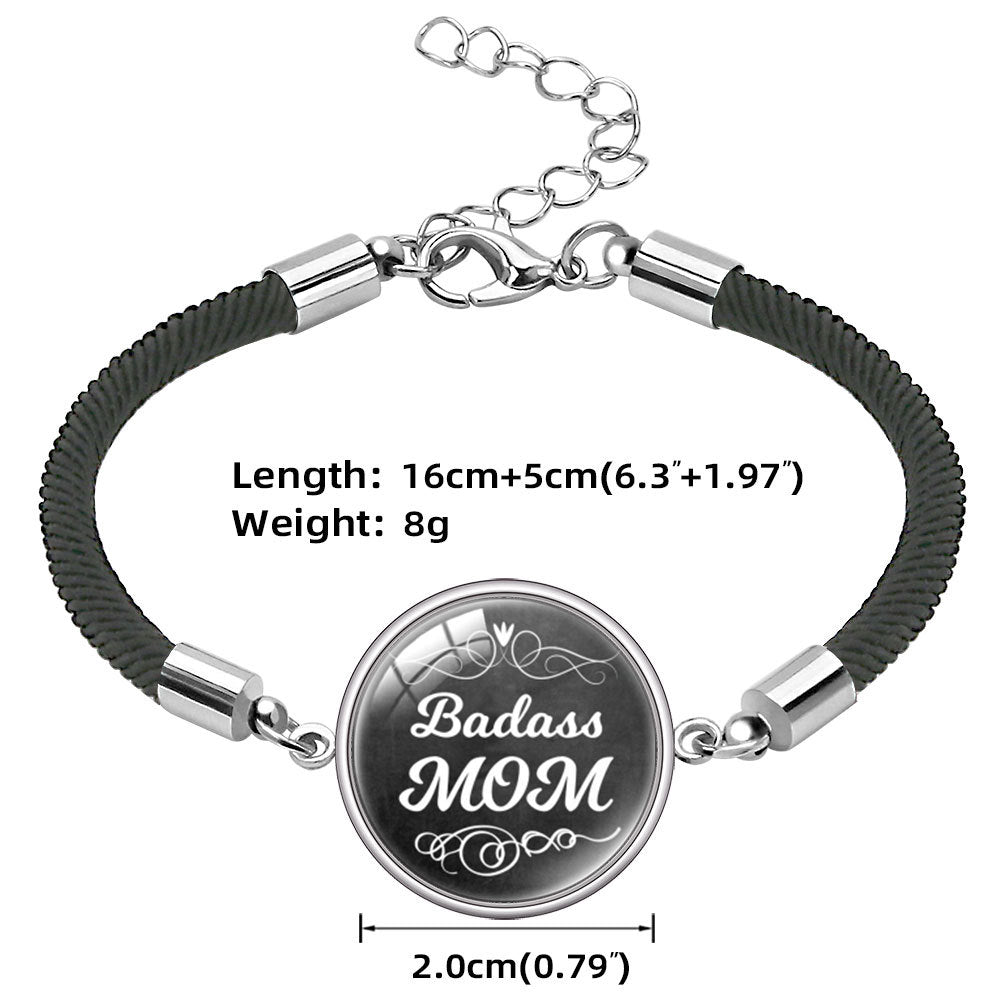 Wholesale  Mother's Day Bracelet Jewelry mom Letter Crystal Bracelet