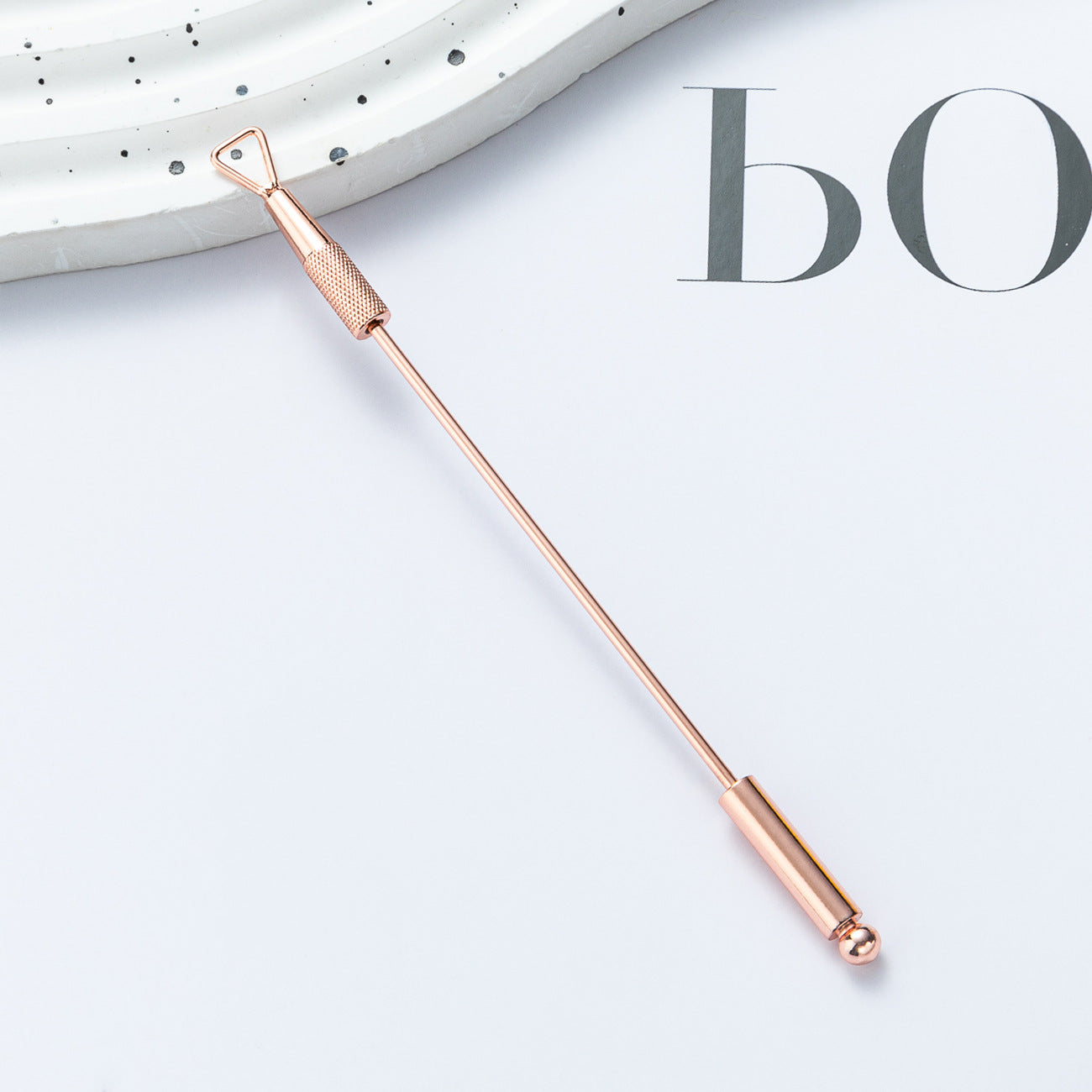 Wholesale DIY Beaded Stainless Steel Double Head Nail Art Remover Nail Art Tools ACC-NS-HuaH001