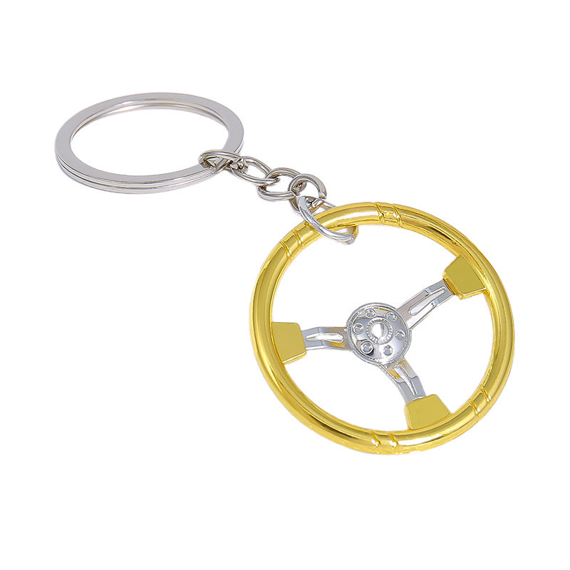 Wholesale  car steering wheel model keychain