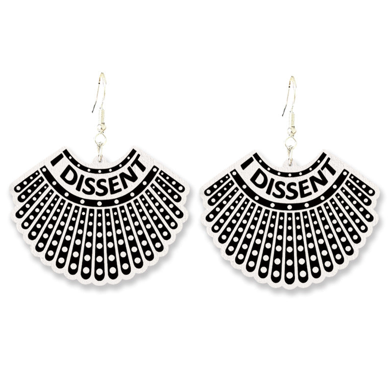 Wholesale The female justice controversially wore a pin and earring to symbolize the power of women's justice