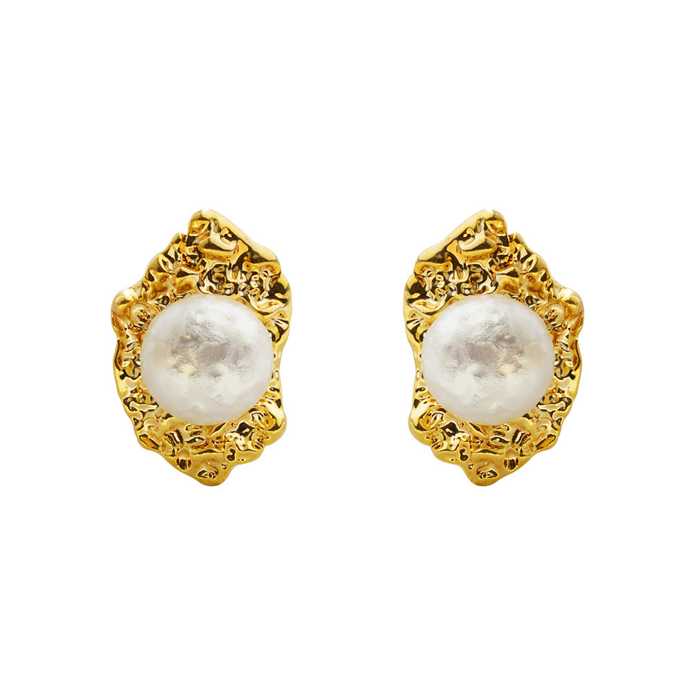 Wholesale  vintage Fashion Distinctive Ear Clip Court Style Light Luxury  Earrings
