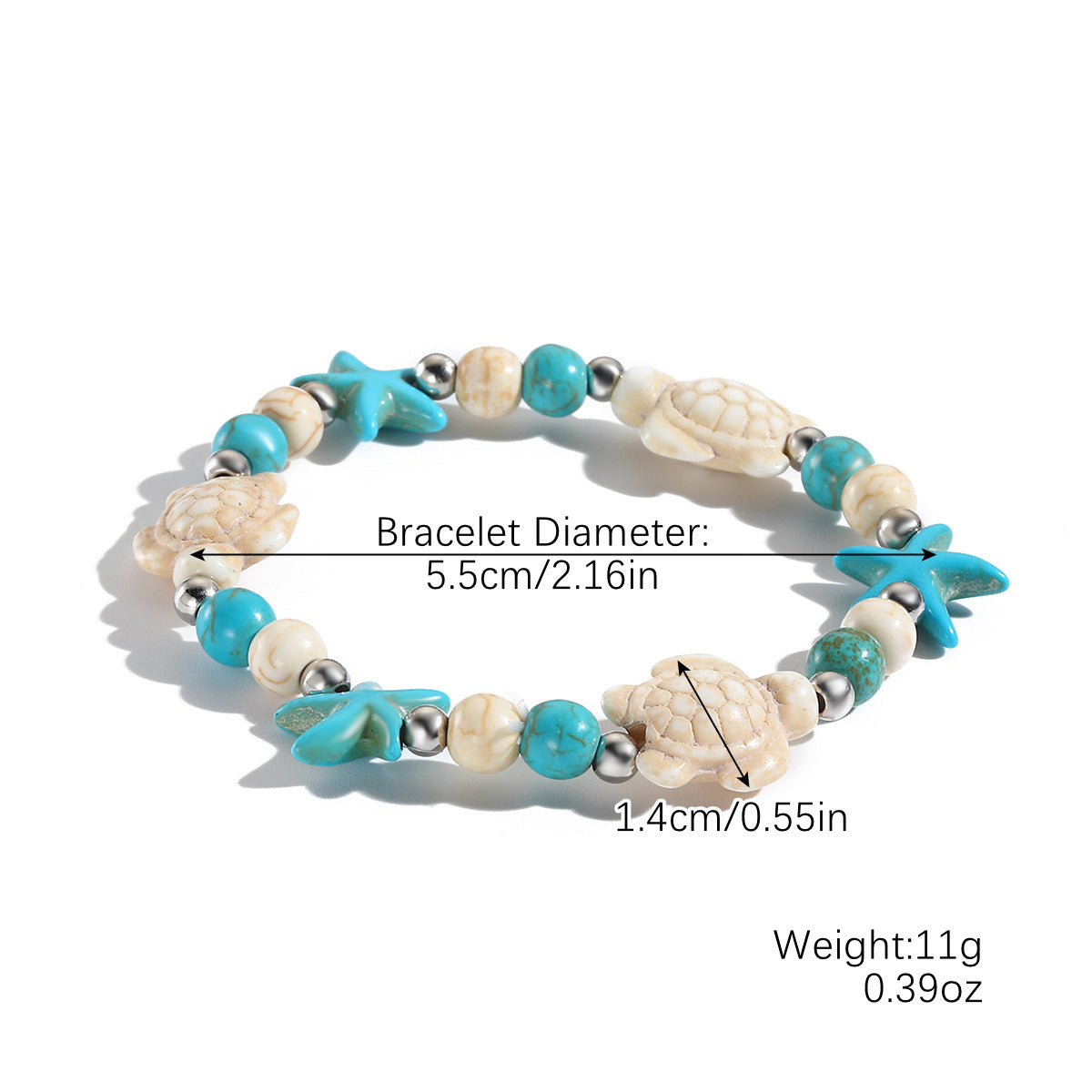 Wholesale Ocean Themed Handmade Braided Bracelet Adjustable Shell Conch Charm Unisex Everyday Wear