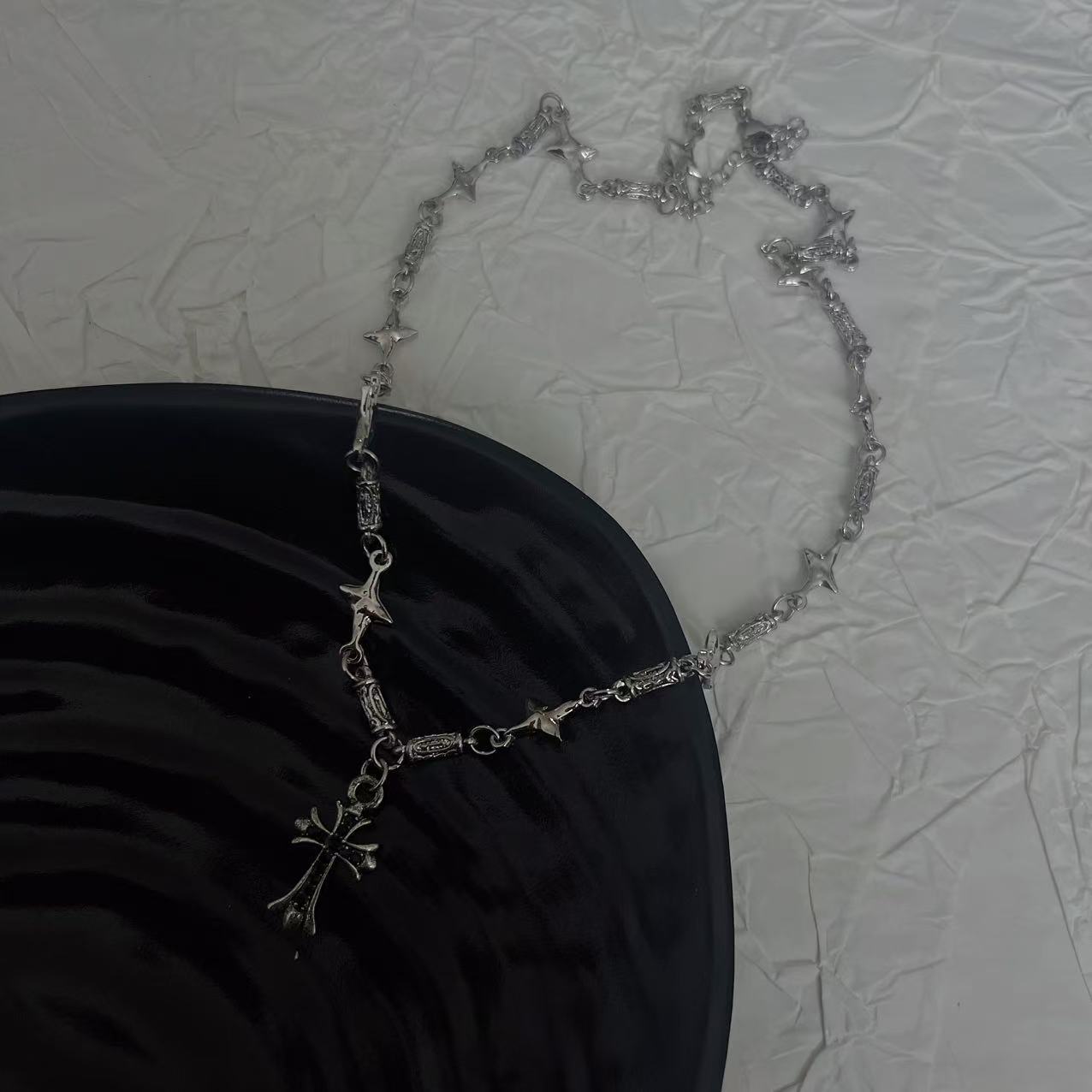 Wholesale  titanium steel cross necklace