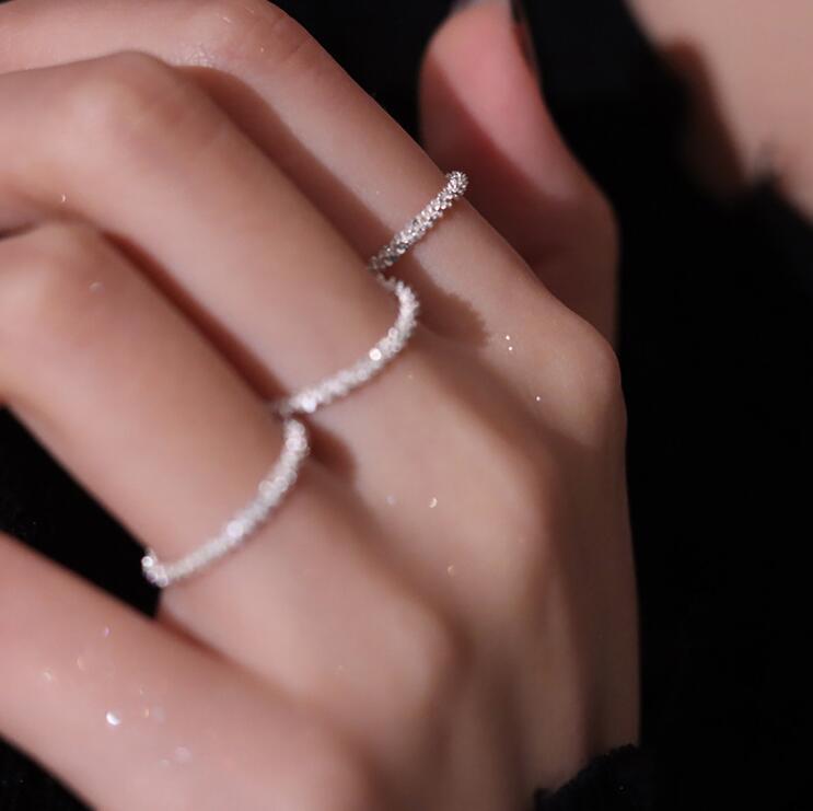 Wholesale Shining Sparkling silver Ring