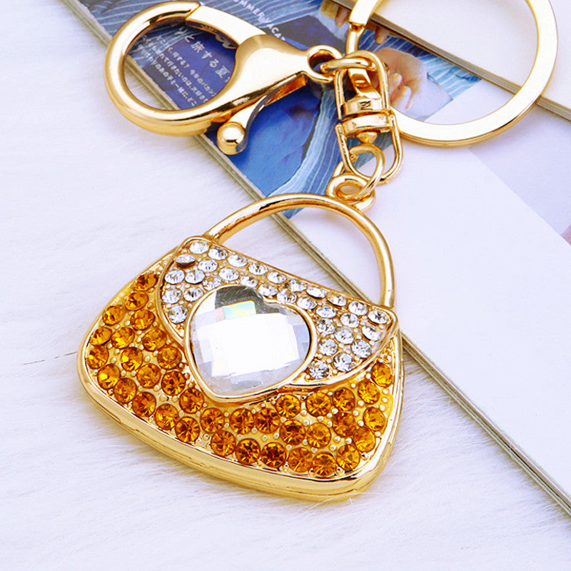 Wholesale Pearl Diamond Zinc Alloy Keychains ACC-KC-RuiYuan002