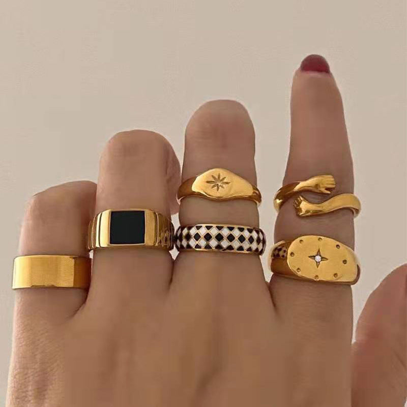 Wholesale Gold Plated Alloy Ring suit