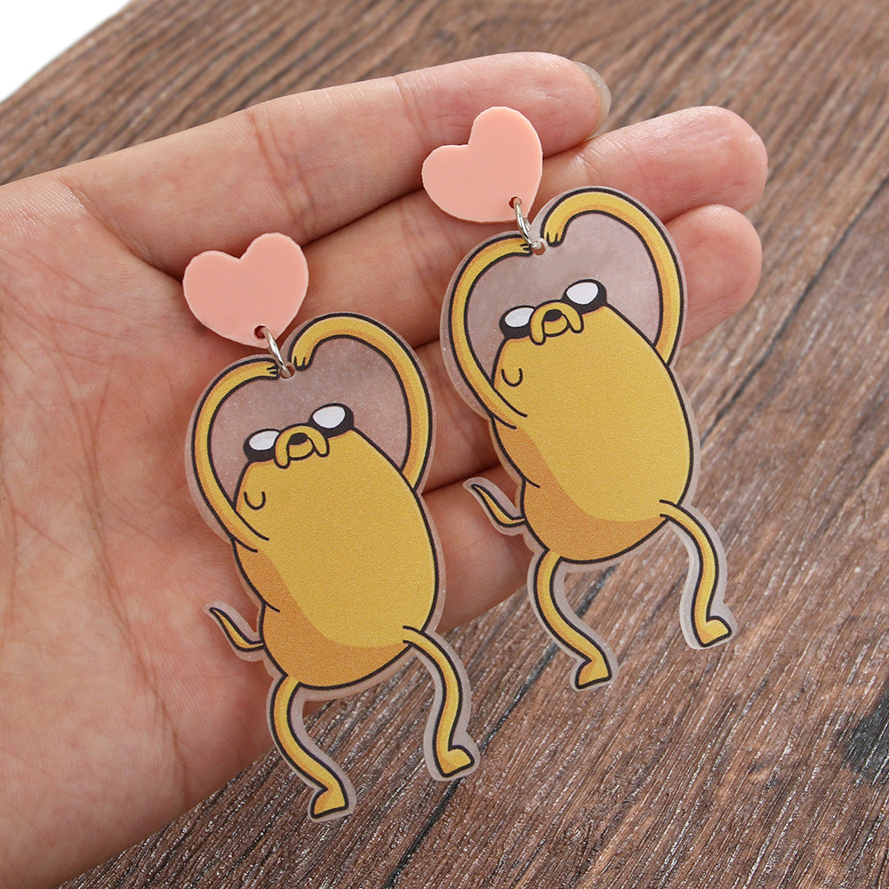 Wholesale Cartoon Cute Acrylic Earrings ACC-ES-ManT018