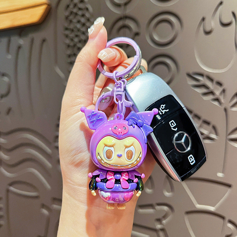 Wholesale Cartoon Cute PVC Soft Glue Keychains ACCVIP-KC-HangLi015