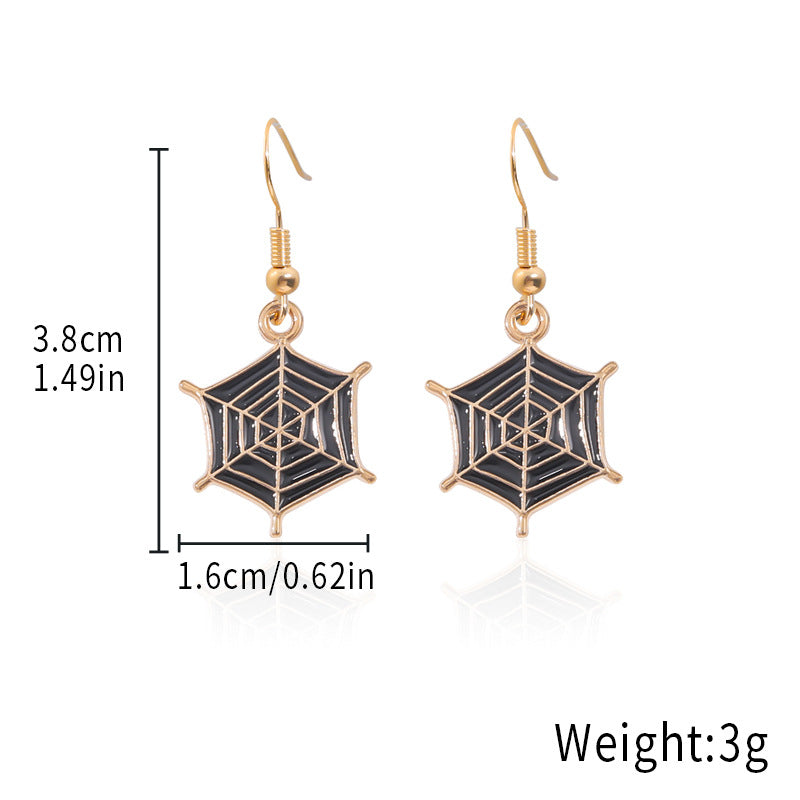Wholesale Alloy  Earrings - Cute Ghost and Pumpkin Skull for Party Wear
