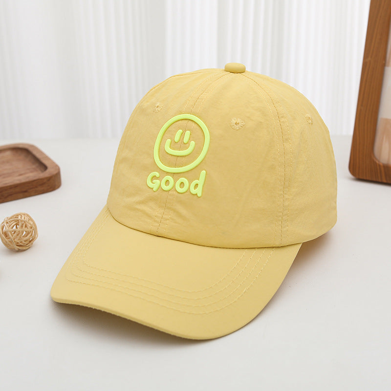 Wholesale smiley face sun hat baseball cap