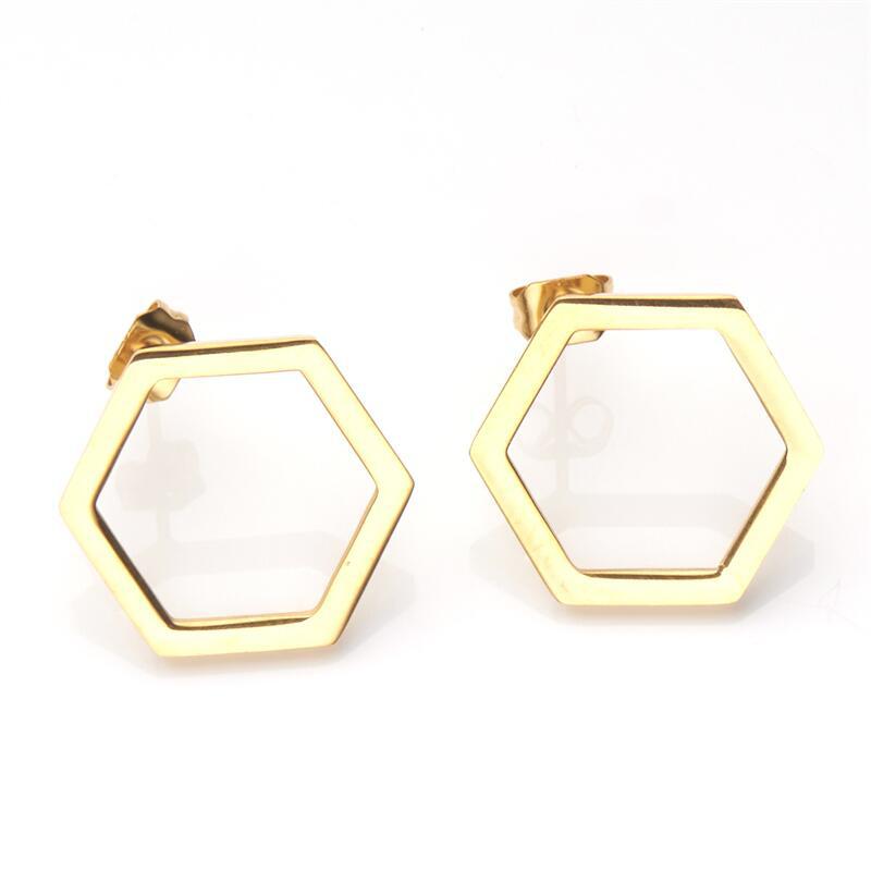 Wholesale Stainless Steel Ear Studs Simple and Elegant Commuter Earrings