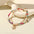 Wholesale  shell  pearl bracelet rice bead alloy bracelet