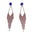 Wholesale  Independence Day American Flag Claw Chain Earrings