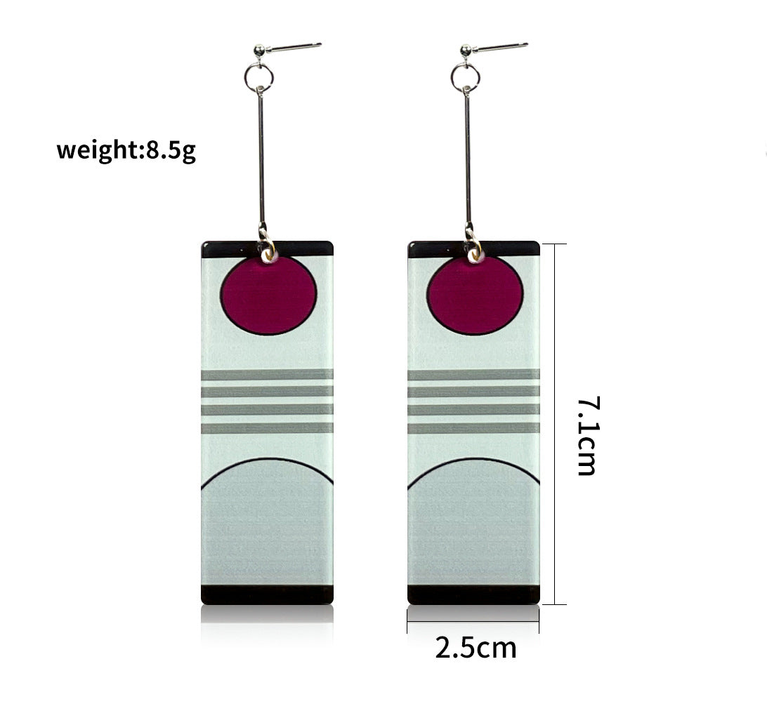 Wholesale Cartoon Anime Butterfly Acrylic Earrings ACC-ES-Jiay011