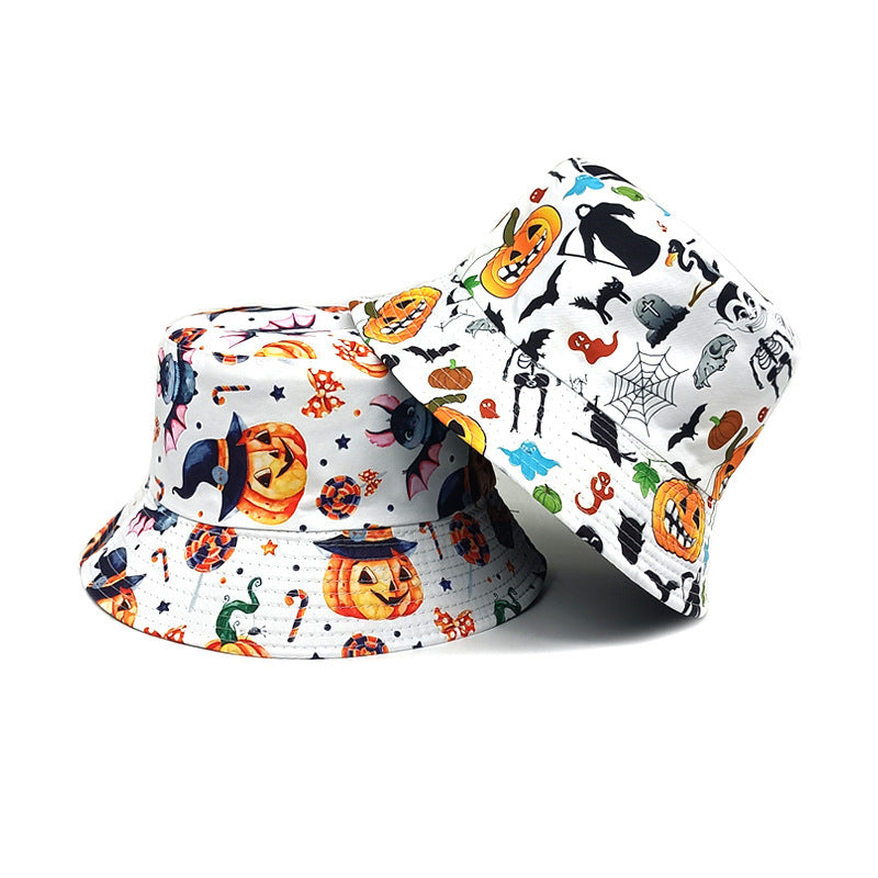 Wholesale  new pumpkin skull Bucket Hat