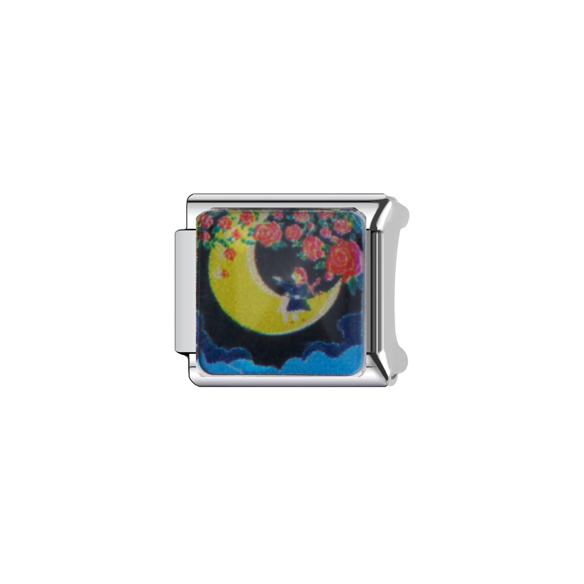 Wholesale Cartoon Animal and Planet Theme Stainless Steel DIY Modular Watch Strap for Unisex Gift