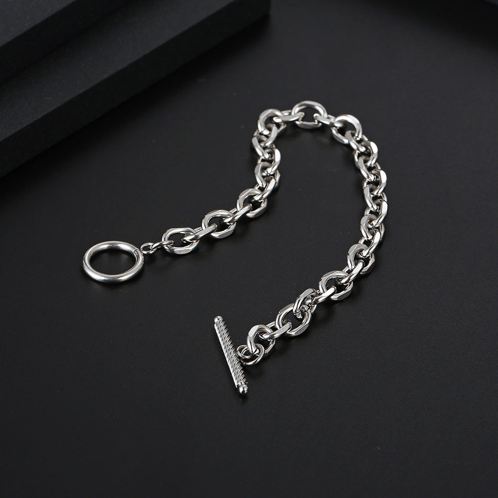 Wholesale Titanium Steel OT Buckle Bracelets ACC-BT-Yixin006