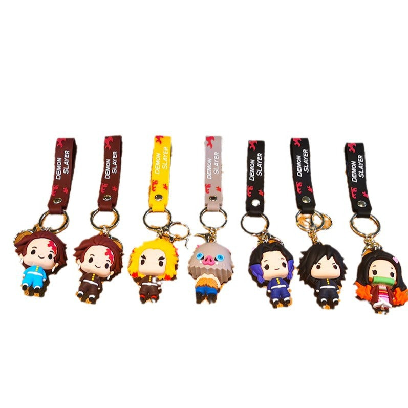 Wholesale Cartoon Cute PVC Keychains ACC-KC-FanChe006