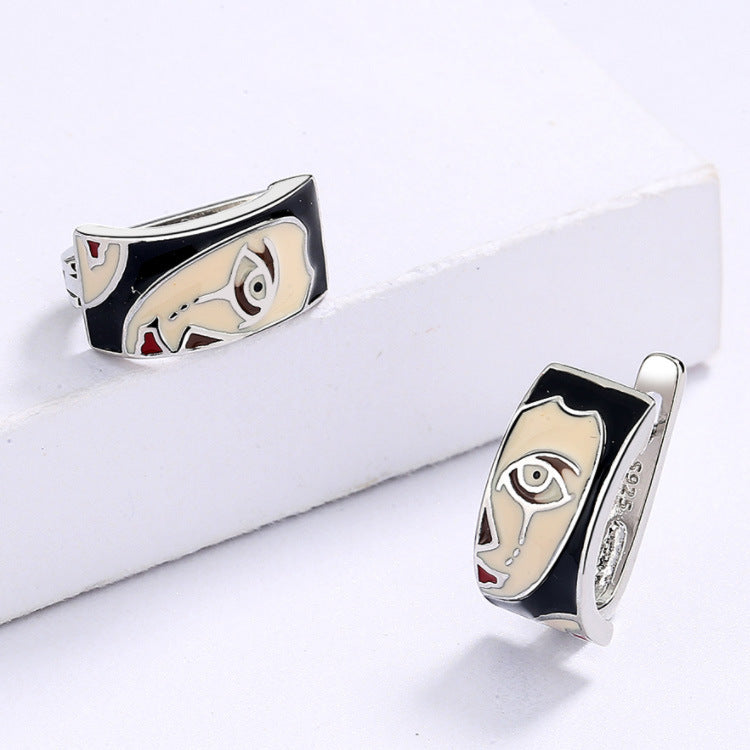 Wholesale  Cartoon Earrings Personality Tide Clown Earrings