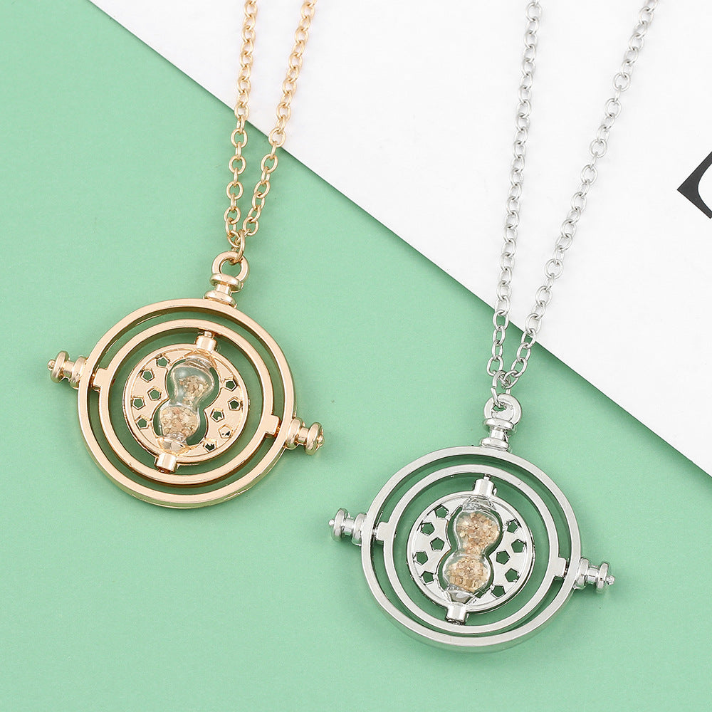 Wholesale  Time Converter Necklace Gold and Silver Jewelry Necklace