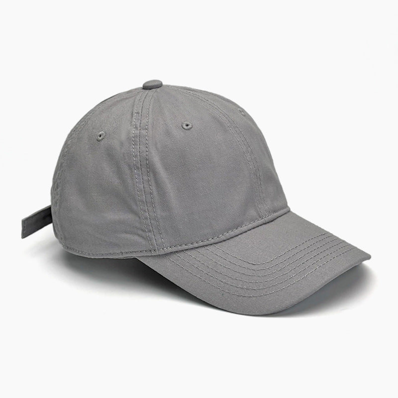 Wholesale  cotton deepened increase cap soft top curved eaves light plate baseball cap