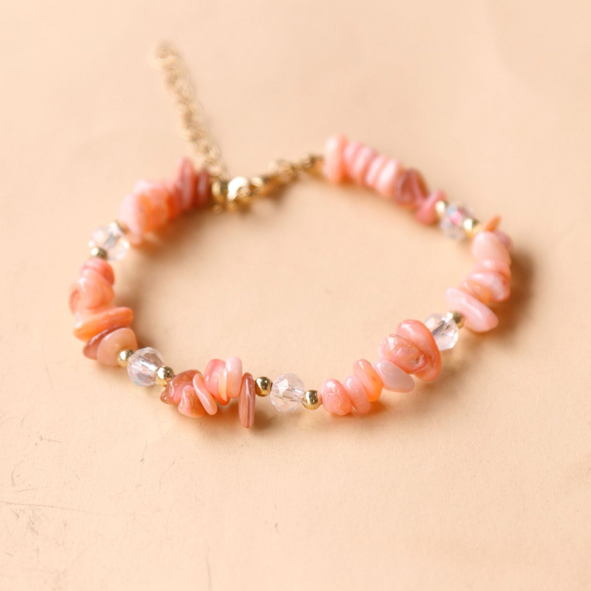 Wholesale Colorful Natural Stone Hand-strung Bracelet