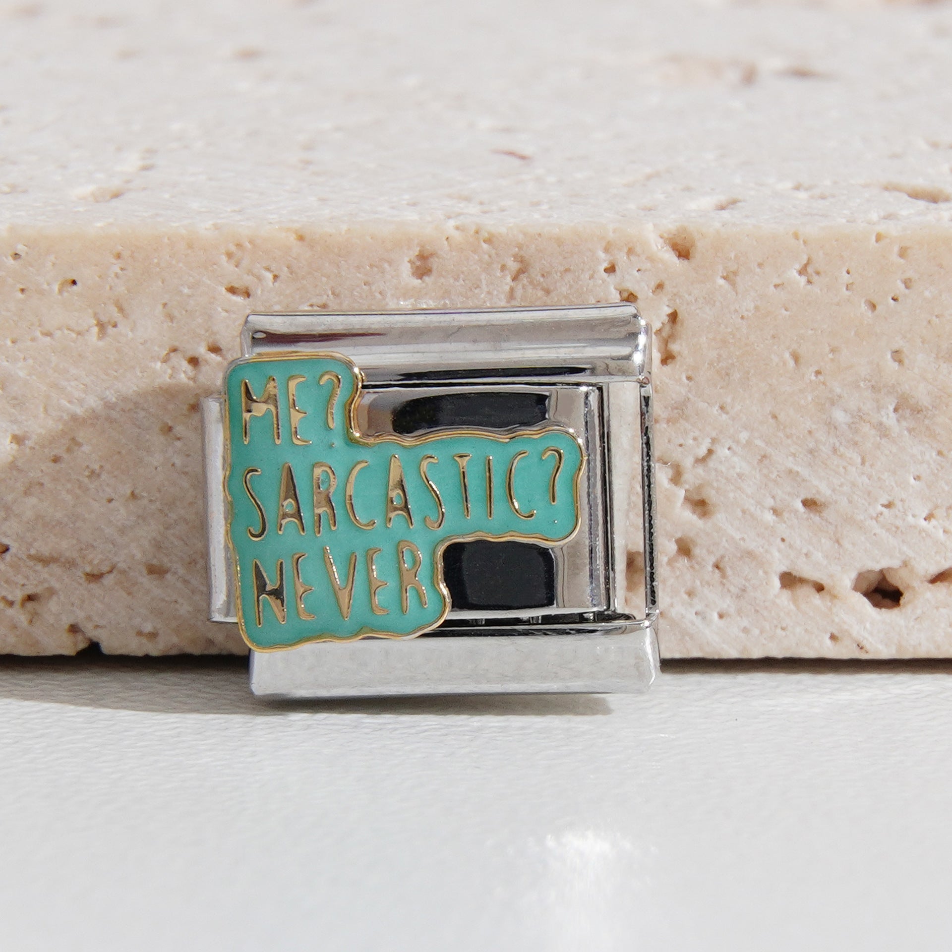 Wholesale Italian Charm Bracelet 9mm DIY Splicing English Letters Stainless Steel Composable Bracelet