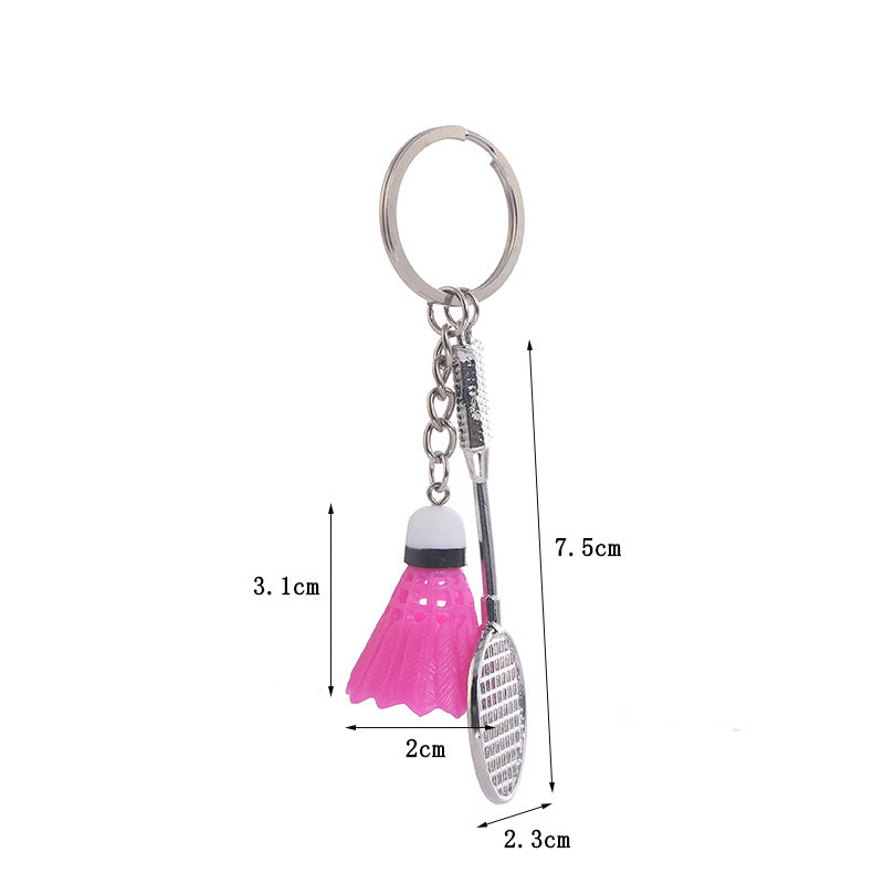 Wholesale  Badminton Tennis Keychain