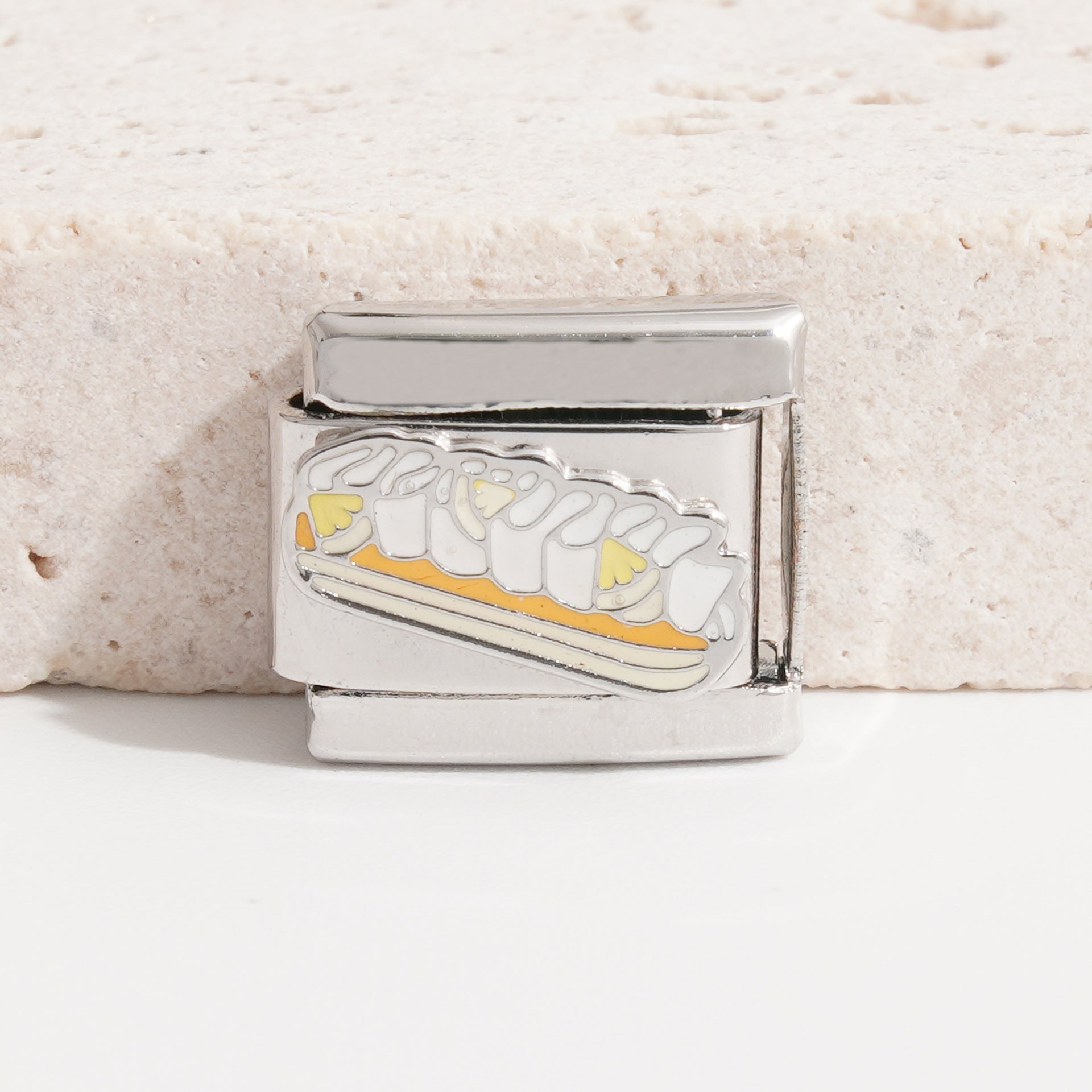 Wholesale Italian Charm Bracelet 9mm DIY Splicing Creative Pattern Stainless Steel Composable Bracelet