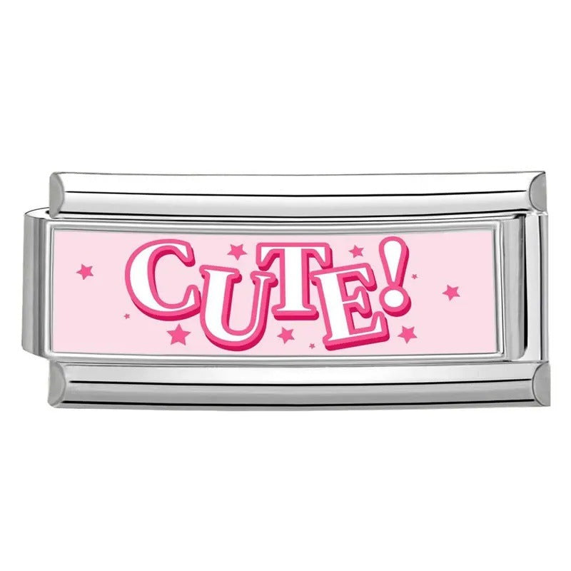 Wholesale Stainless Steel Elastic Couple Bracelet with UV Print,  Italian Design Fashion Accessory for Resale