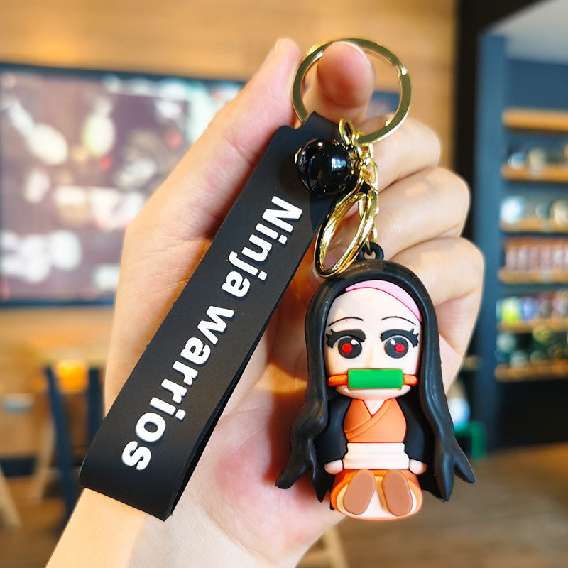Wholesale Cartoon PVC Soft Keychain Cute Keychain ACC-KC-DingMing001