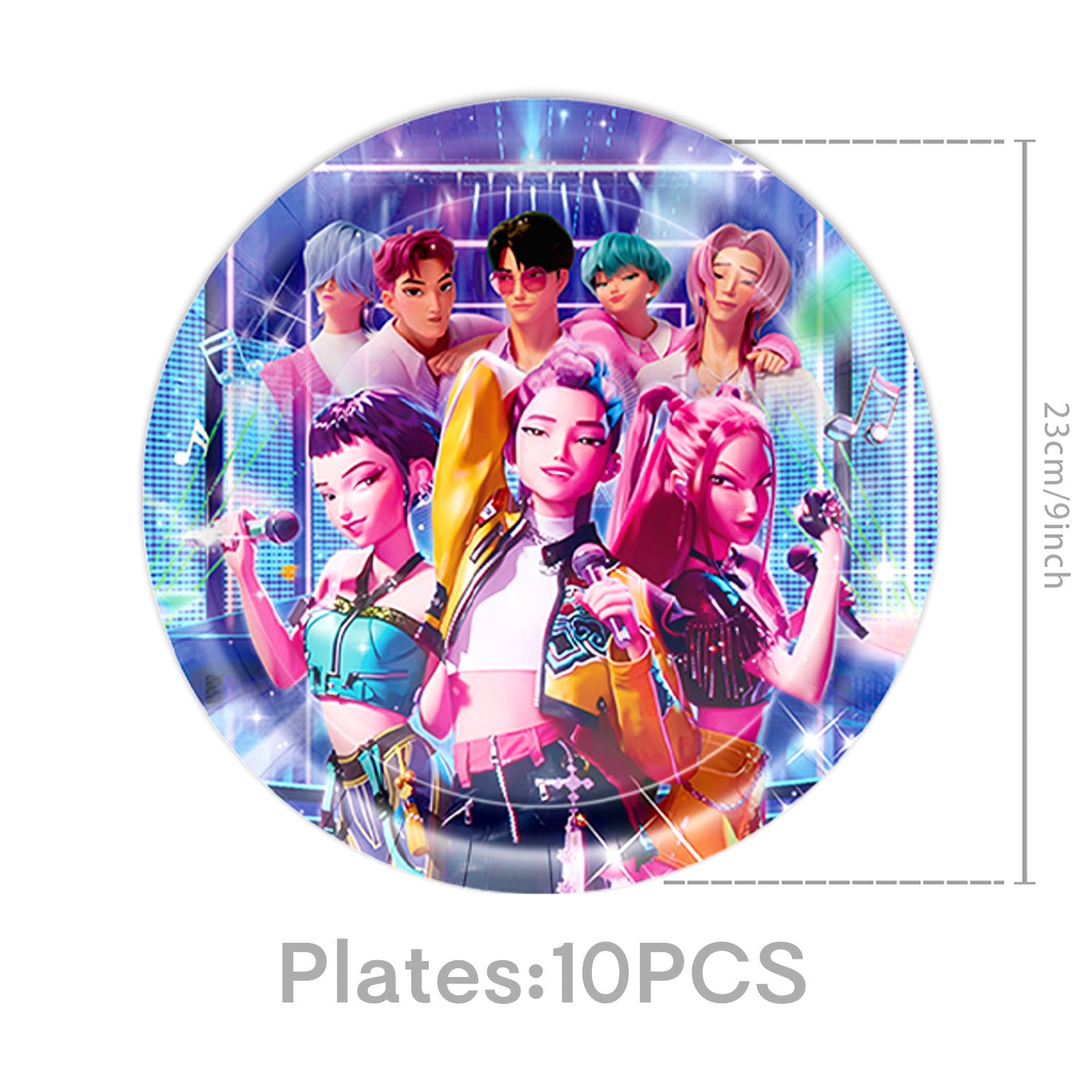 Wholesale Theme Birthday Party Tableware Supplies Pull Flag Banner kpop