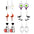 Boucles d'oreilles en gros Halloween Halloween Ghost Moon Funky Grotesque Elements en acier inoxydable