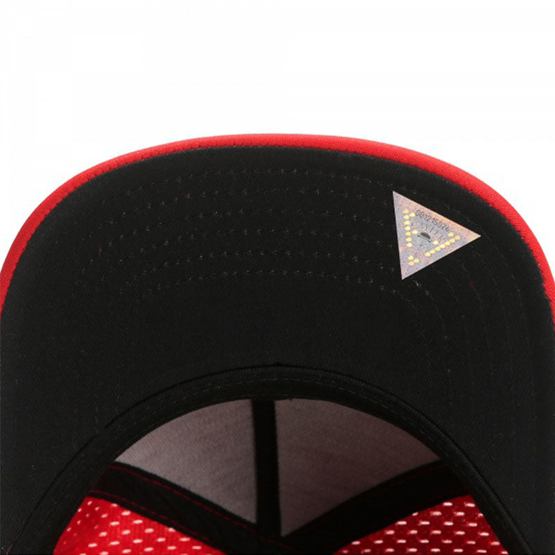 Wholesale number red mesh quick-drying breathable baseball cap