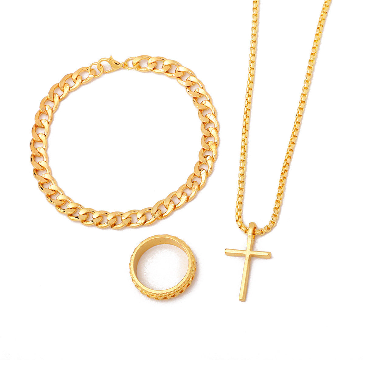 Wholesale  Cross Pendant Necklace  Bracelet Retro Jewelry