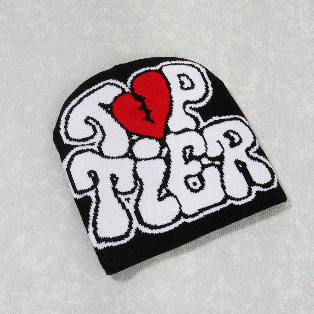 Wholesale Y2K Personalized English Letter Knitted Hat Beanie ACC-HT-Junl002