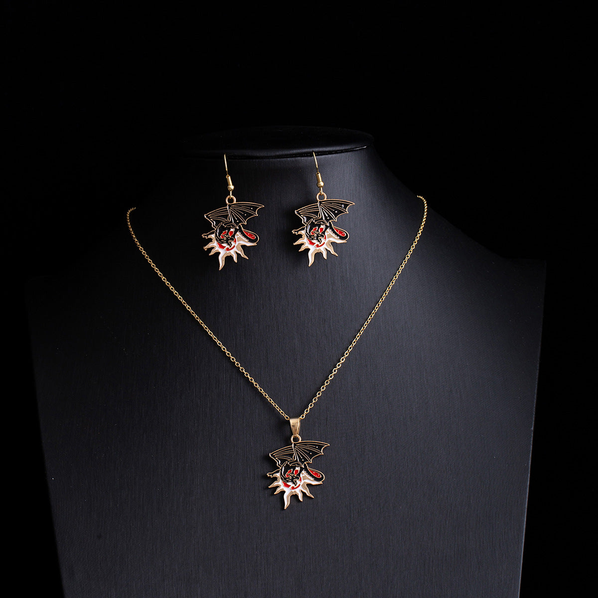 Wholesale Gothic  cartoon ghost earrings skull jewelry