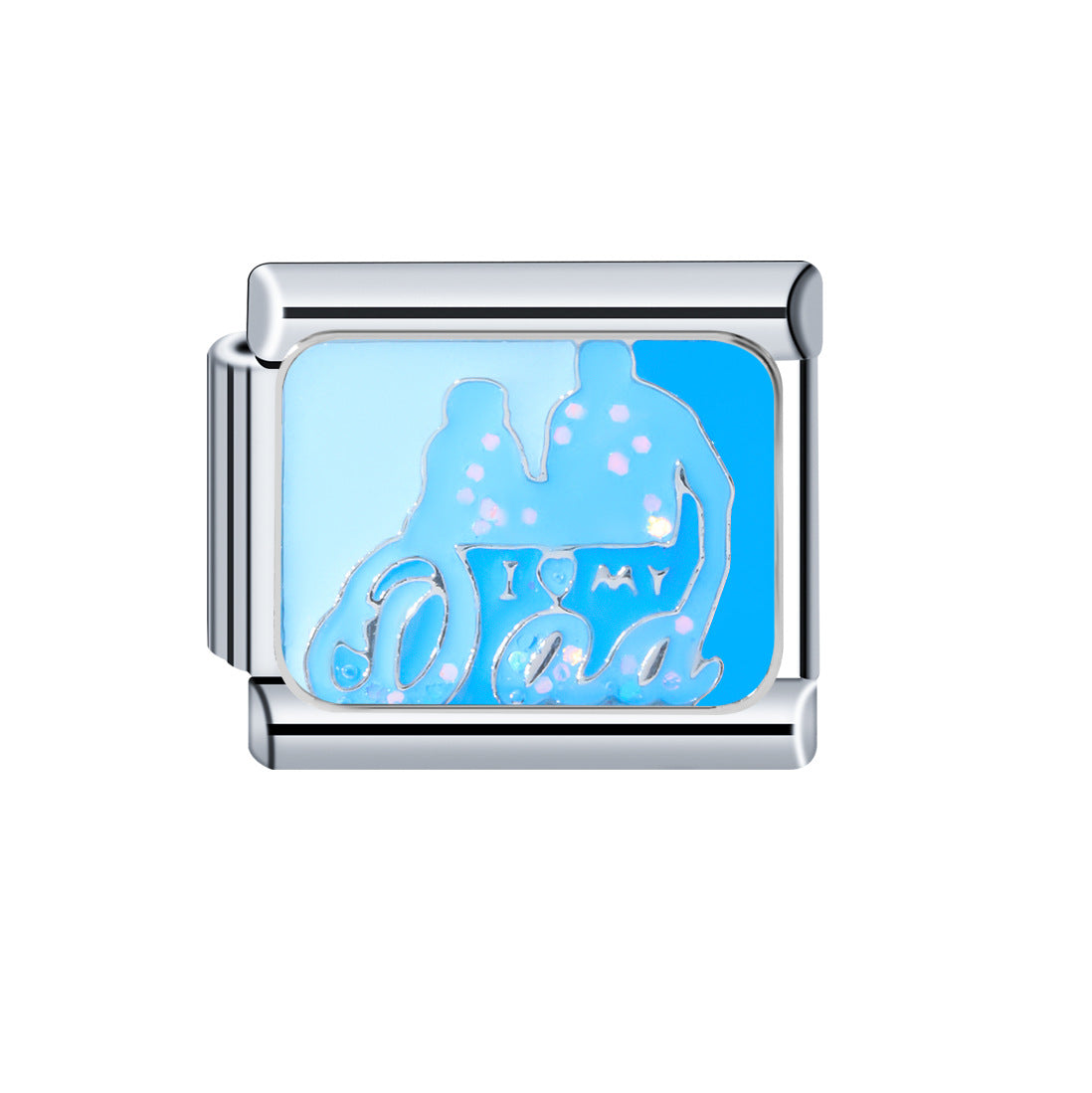 Wholesale Italian Charm Bracelet 9mm DIY Splicing Cute Creative Stainless Steel Composable Bracelet