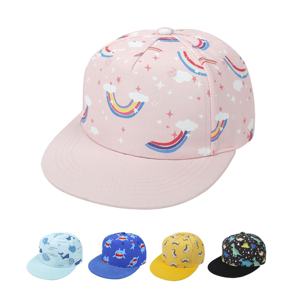 Wholesale Flat Brim Cartoon Print Children's Baseball Cap ACC-KH-Xiami001